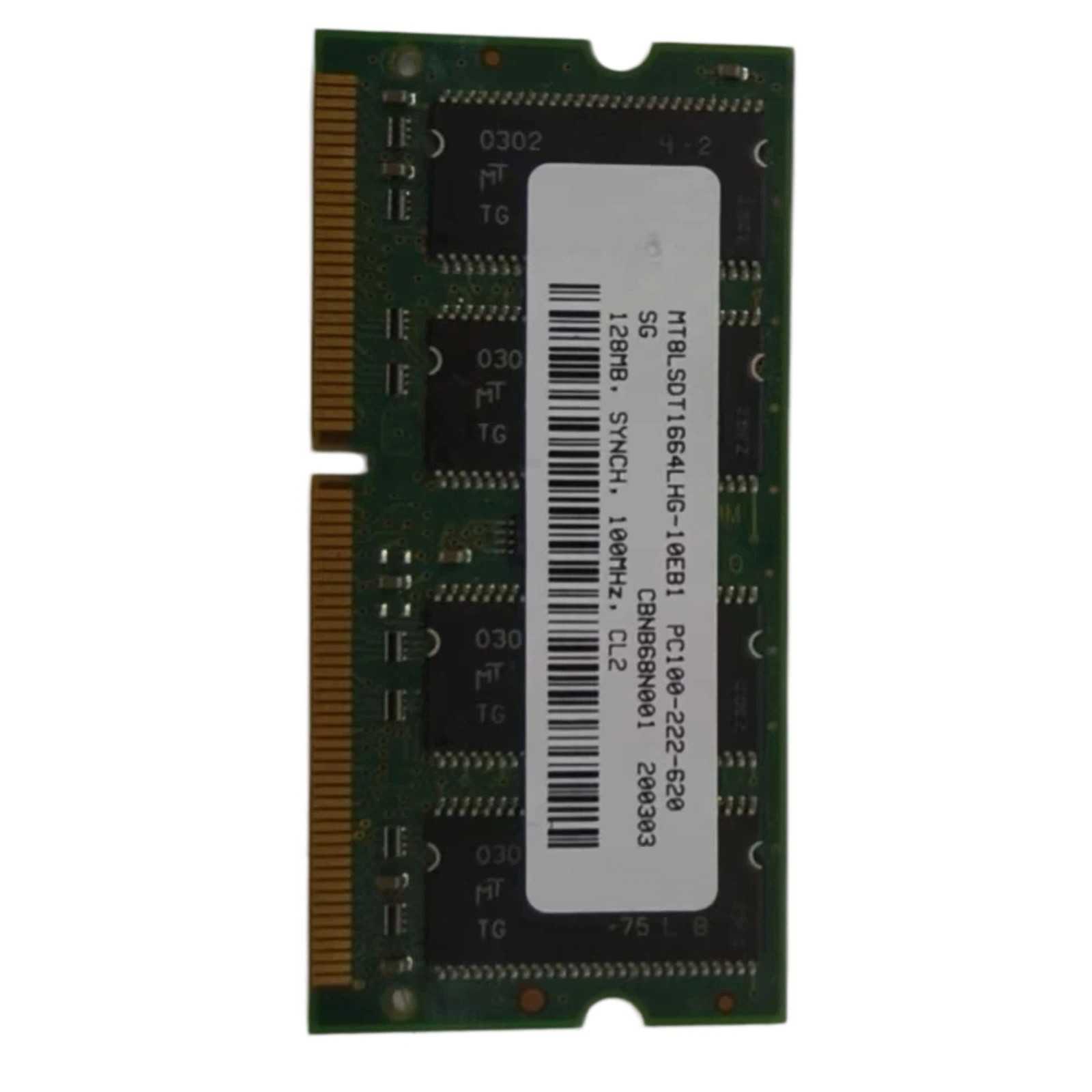 MT8LSDT1664HG-10EB1 Printer Parts Memory PC100-222-620 Fits For Micron 128MB