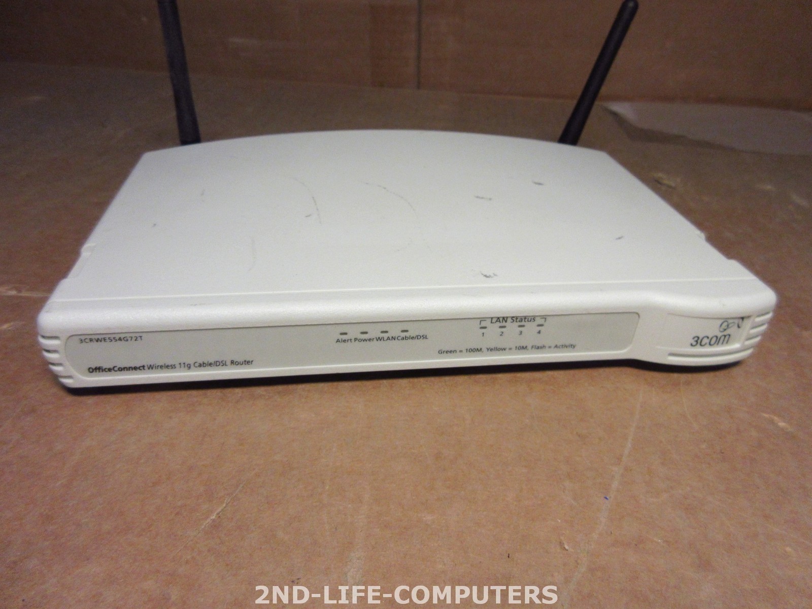 3Com WL-527 3CRWE554G72T Office Connect 11g Cable/DSL Router 2X ANTENNA EXCL PSU