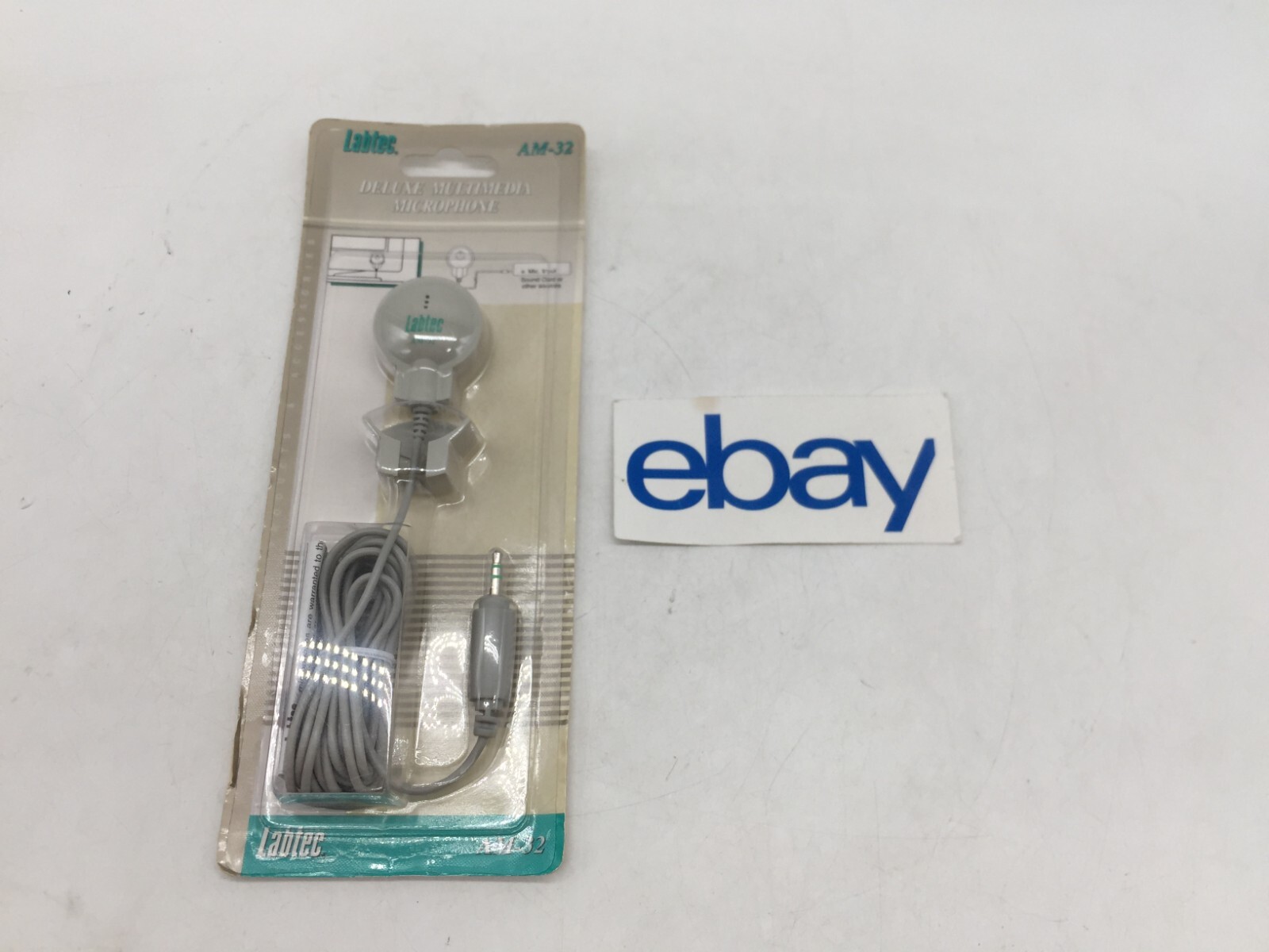 NEW Labtec AM-32 Deluxe Multimedia Microphone FREE S/H