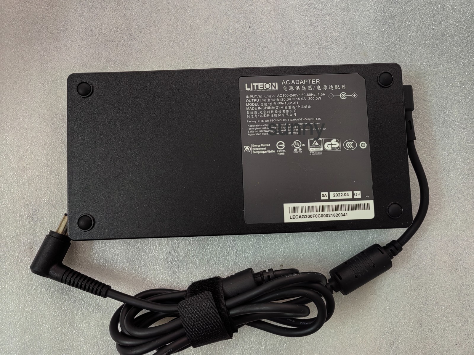 Original Slim Liteon 20V 15A AC adapter PA-1301-01 7.4mm Pin 300W Power Supply