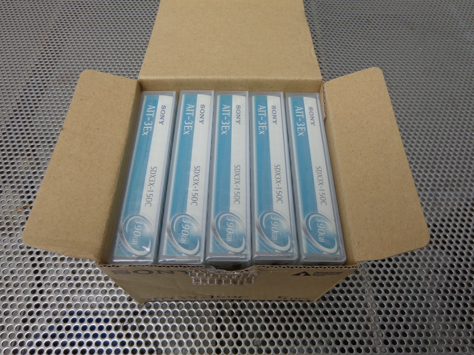 NEW SEALED 5-PACK Sony 3EX SDX3X-150C 150/390 GB AIT-3EX Tapes LOT OF 5