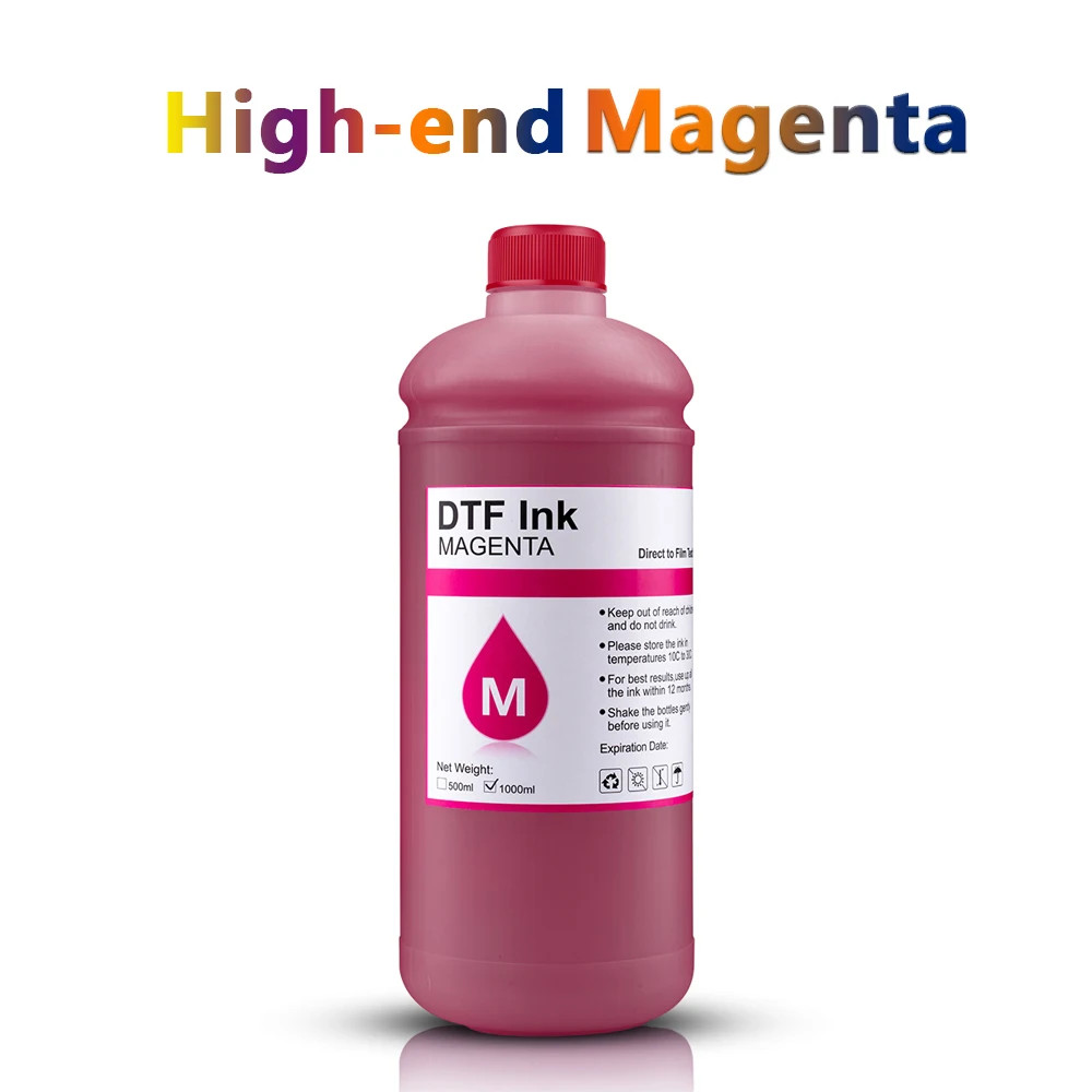 6*1000ML DTF Heat Transfer Inks for Epson L800 L1800 1390 XP600 Printer