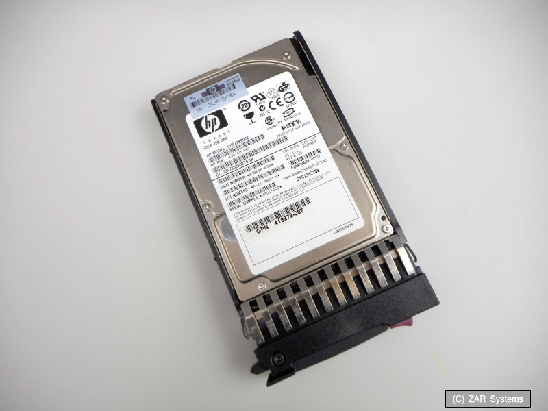 72GB HP Dual Port Enterprise SAS Hard Drive 418371-B21, 430169-002, 418398-001