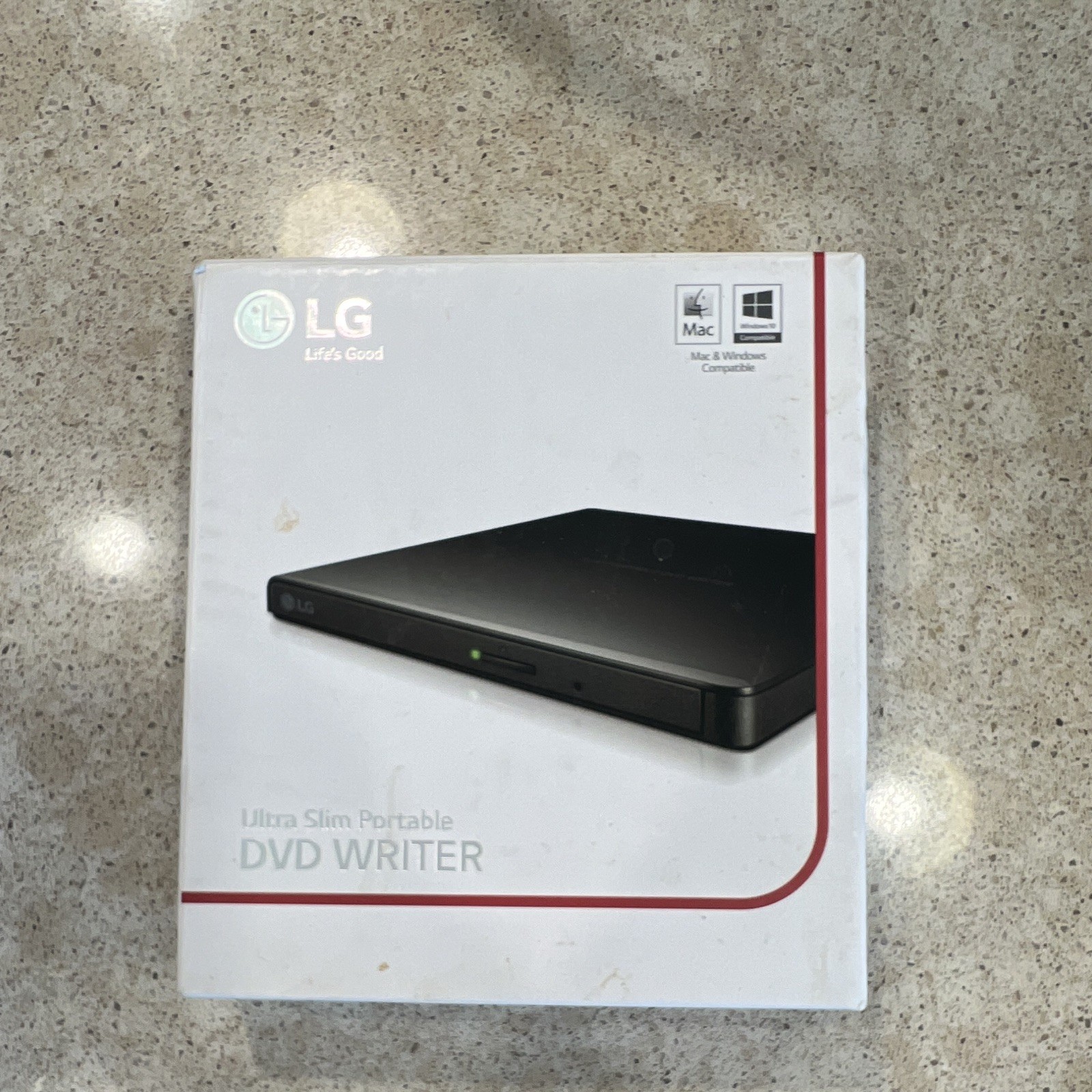 LG Ultra Slim Portable DVD Writer Black