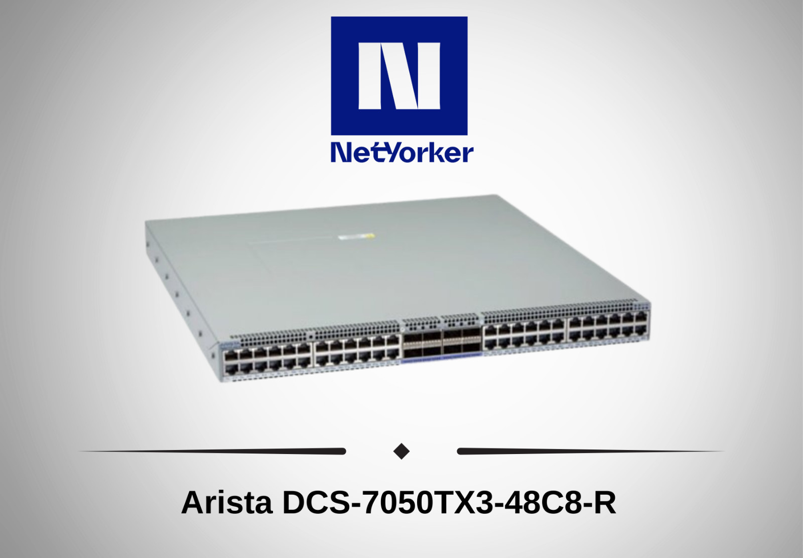 Arista DCS-7050TX3-48C8-R 48x 10G-T &8x QSFP100 Switch R-F Airflow-Fast Shipping