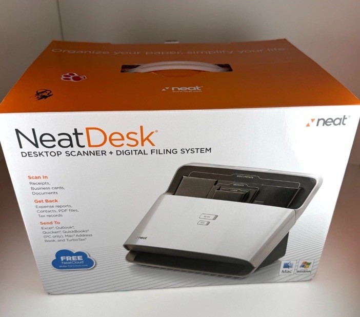 NEW Neat NeatDesk Desktop Scanner Digital Filing System Receipt Expense Report