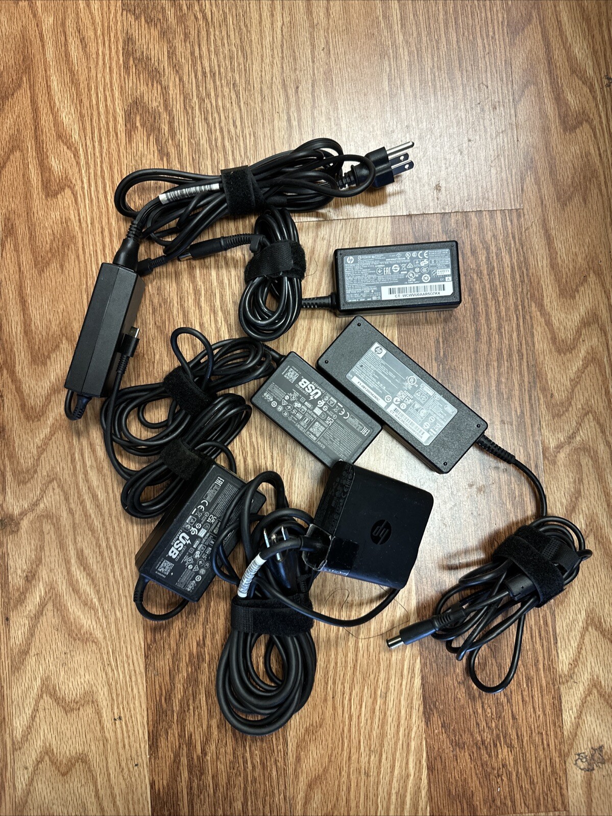 Lot of 6x Genuine HP Laptop Mixed 45W 65W 90W AC Adapter Charger