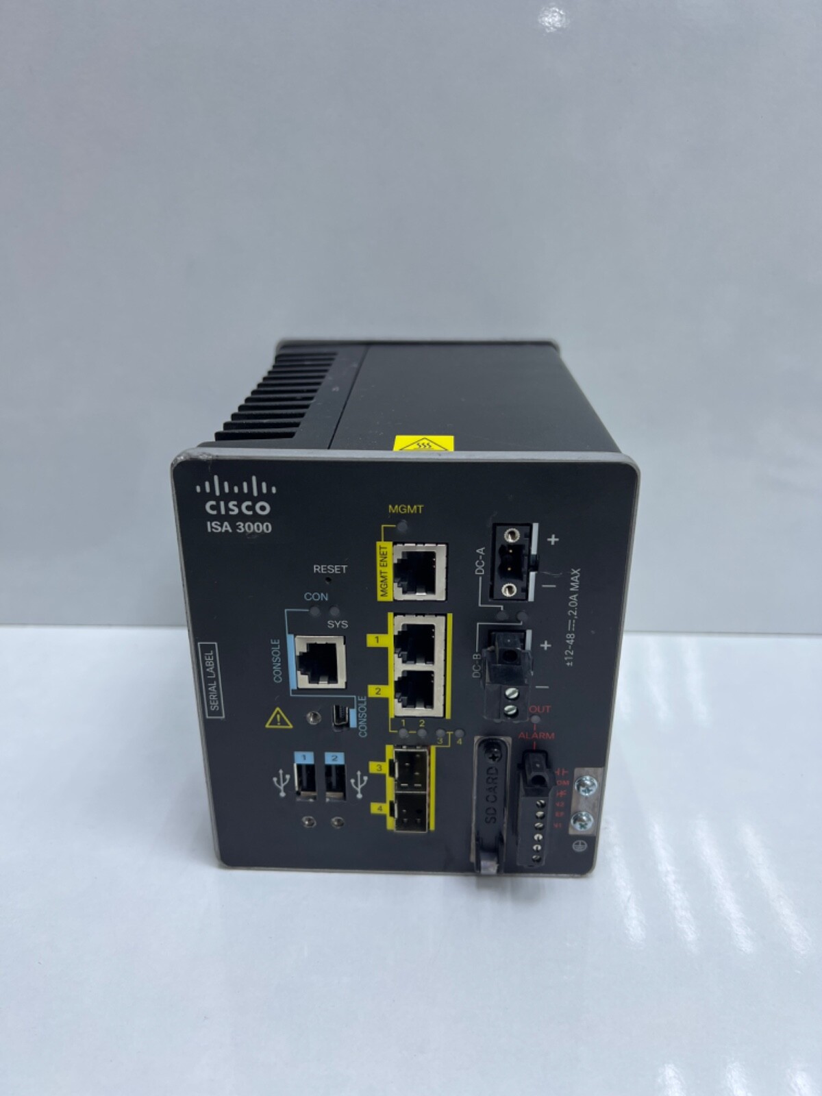 Cisco ISA 3000-2C2F-K9 V01 , ISA30002C2FK9 Industrial Security Switch
