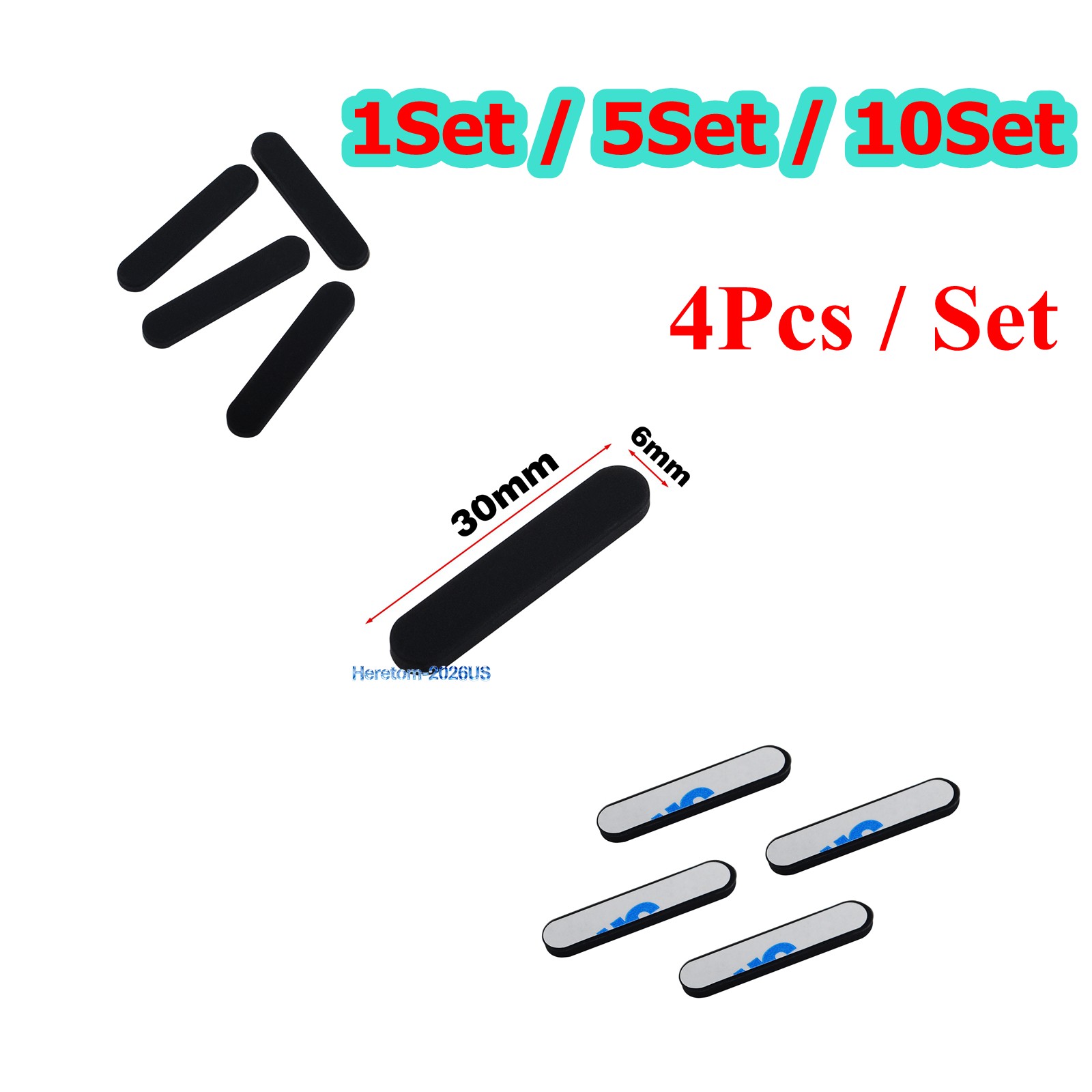 1Set/5set/10set for Lenovo Thinkpad P50 P51 P52 Rubber Feet Foot Bottom Case Lot