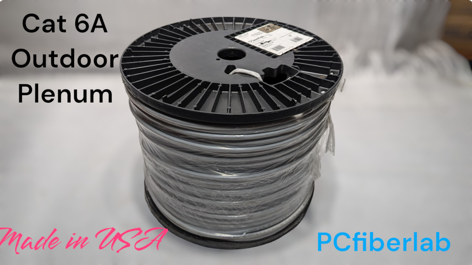 General Cable GenSPEED® 10 UTP, Cat 6A, 4/23 AWG Outdoor Plenum, White - 1000Ft