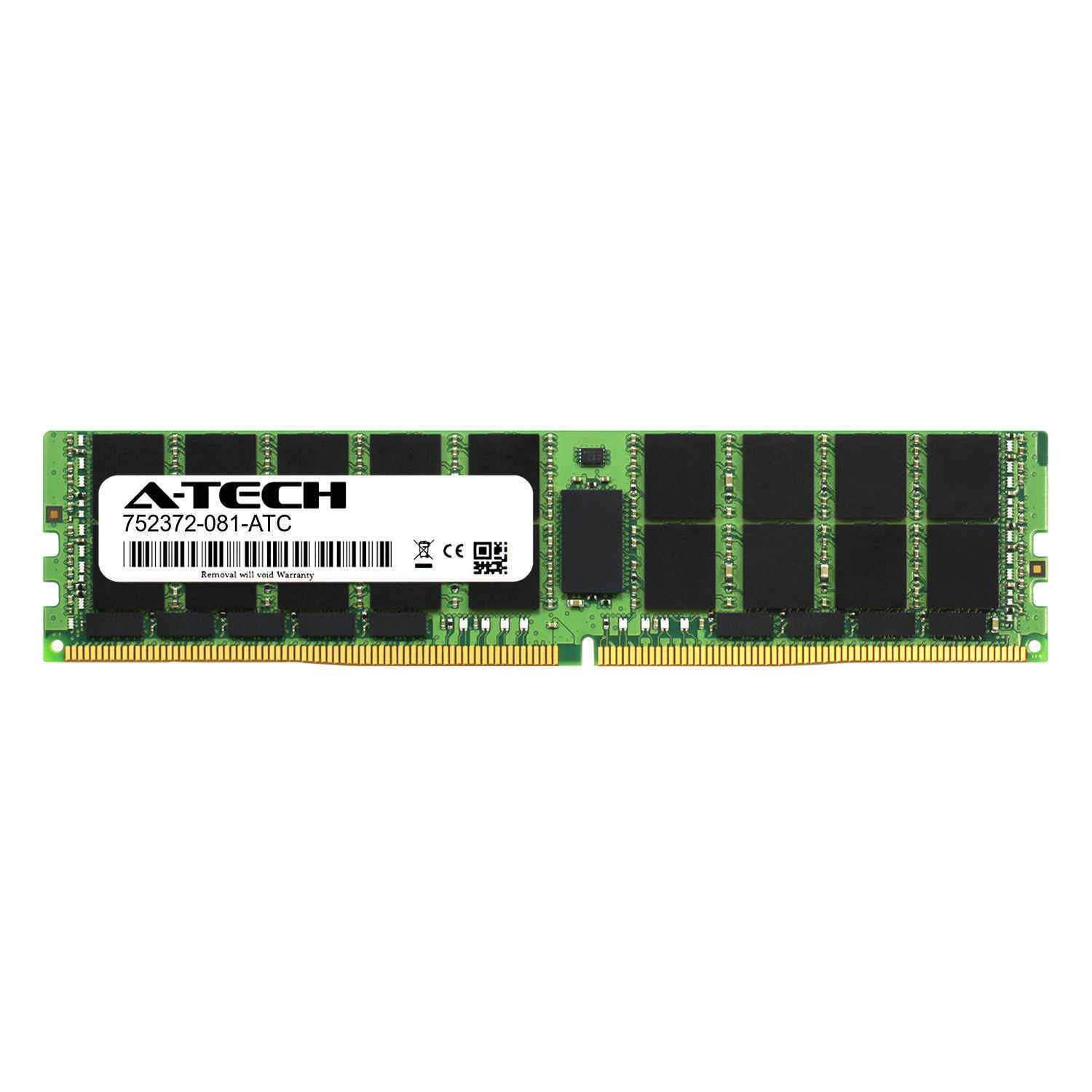32GB DDR4 PC4-17000 ECC LRDIMM (Replacement for HP 752372-081) Server Memory RAM