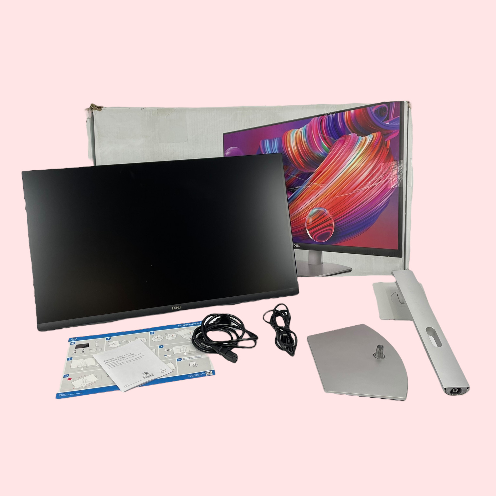 Dell S2722DC 27" WQHD 2560x1440 75Hz 4Ms Display AMD FreeSync - Silver #UG4019