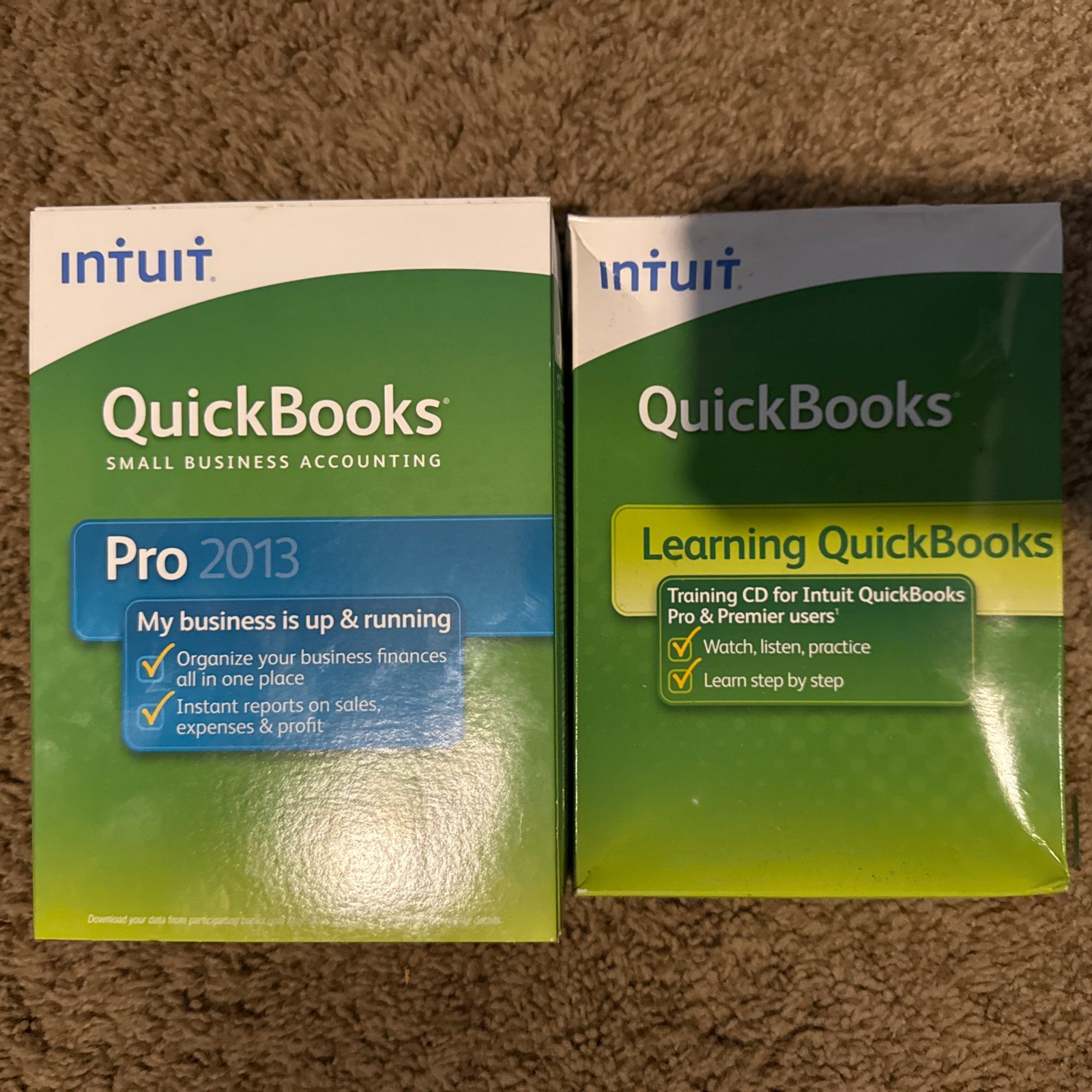 INTUIT QUICKBOOKS PRO 2013 FOR WINDOWS FULL RETAIL USA VERSION=LIFETIME LICENSE