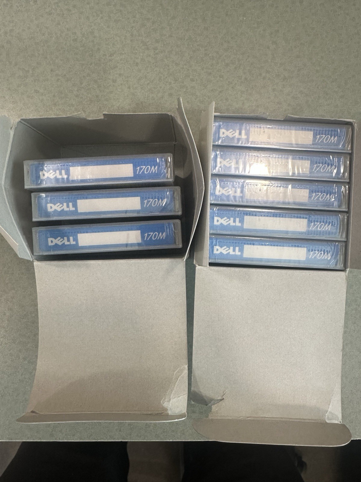 5pk plus 3  Dell DAT72 170M 36GB /72GB 4mm Data Tape Cartridges 8 total