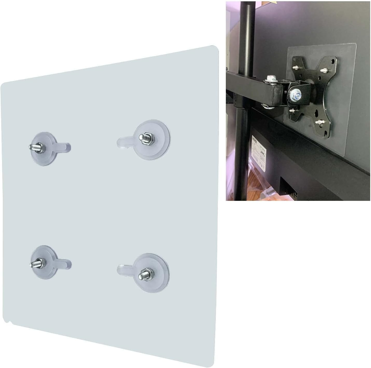 VESA Mount Adapter Bracket Kit Non-Vesa Mounting Universal for 75 VESA Monitor A