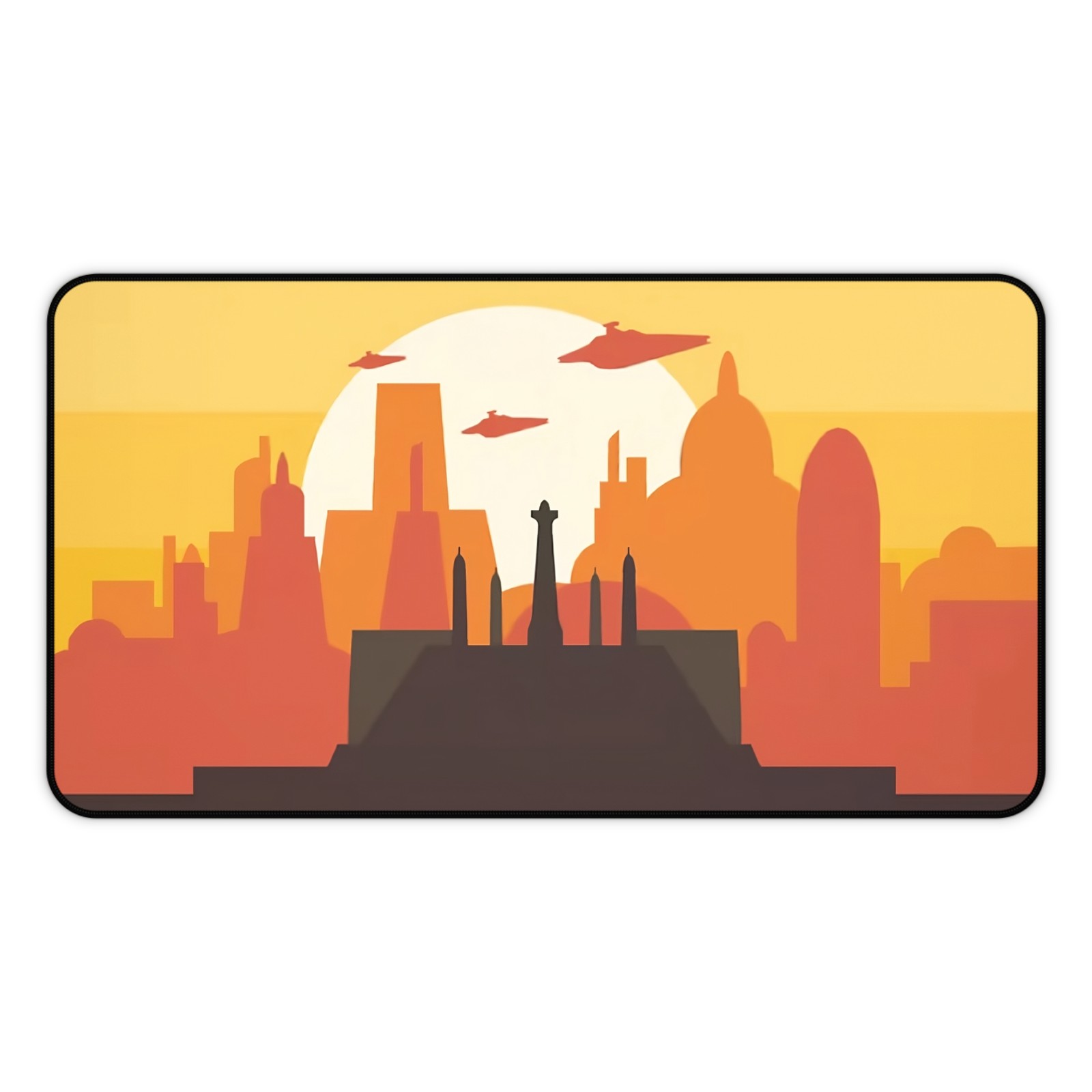Star Wars Desk Mat | Coruscant Desk Mat | Star Wars Mouse Pad