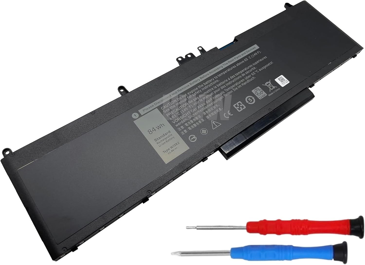 HWW New 11.4V 84Wh WJ5R2 Battery Compatible with Dell Precision 3510 4F5YV