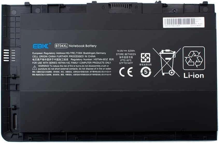 BT04XL Battery for HP Elitebook Folio 9470 9470M 9480M 9480 Notebook  BT04 BA06
