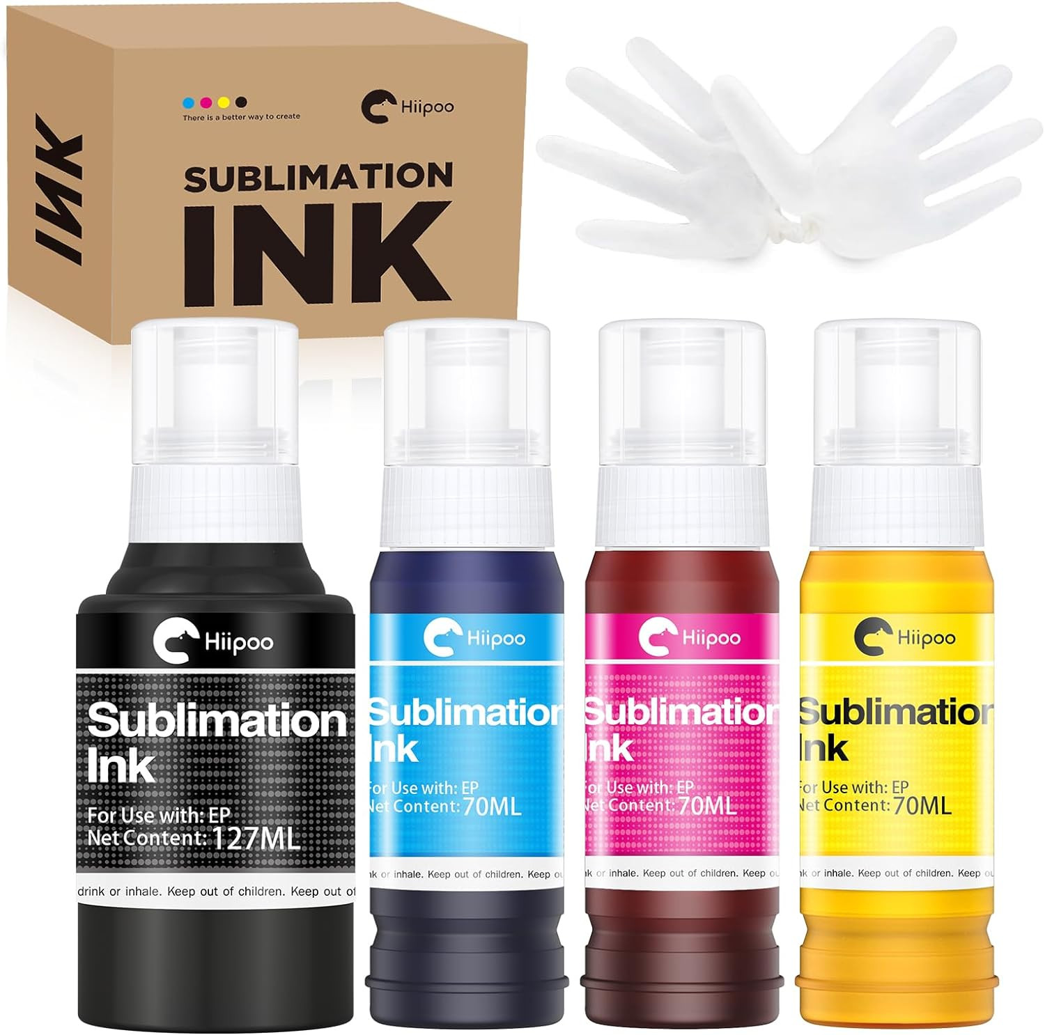 Sublimation Ink Refilled Bottles Compatible for ET2400 ET2720 ET2760 ET2750 ET48