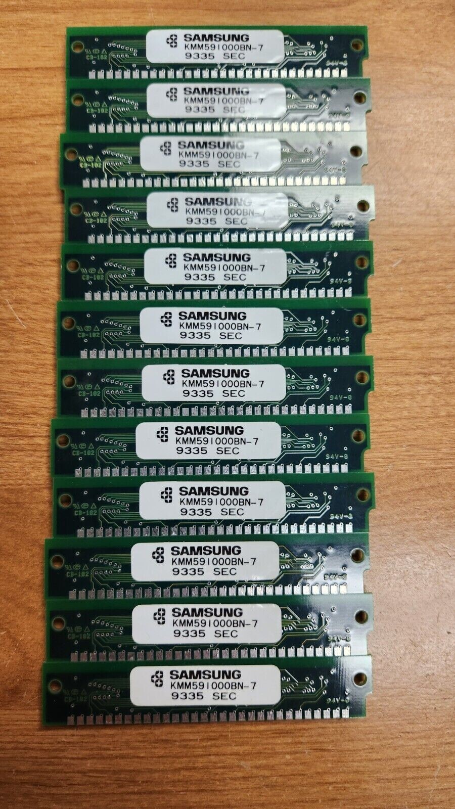 12 x 1MB Simm Memory 30-pin 70 ns 3-Chip Samsung KMM591000BN-7 AND 8x1MB noname