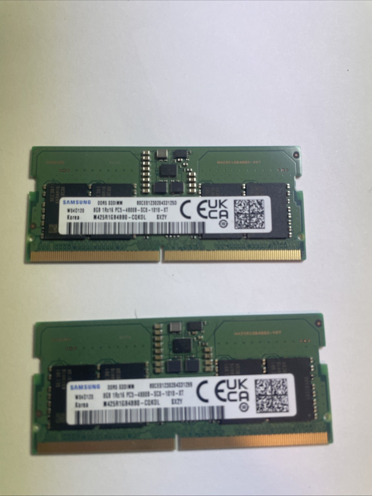 Samsung 16gb (8gb x2) DDR5 4800B Laptop RAM