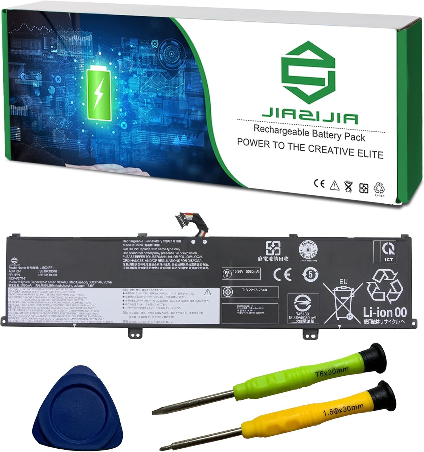 L19C4P71 SB10X19048 5B10X19050 Laptop Battery Replacement for Lenovo ThinkPad