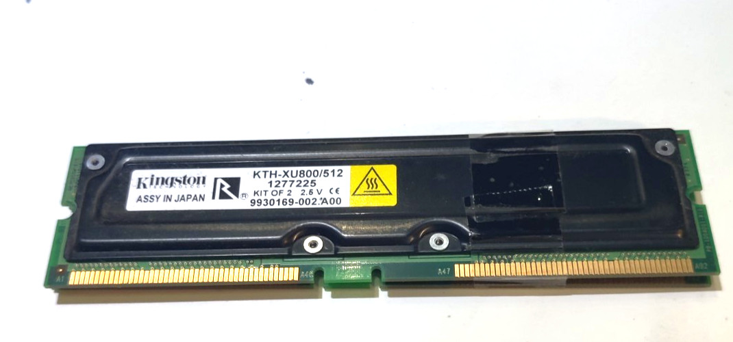 Kingston 512MB (2x256MB) PC800 RDRAM RAM Kit KTH-XU800/512