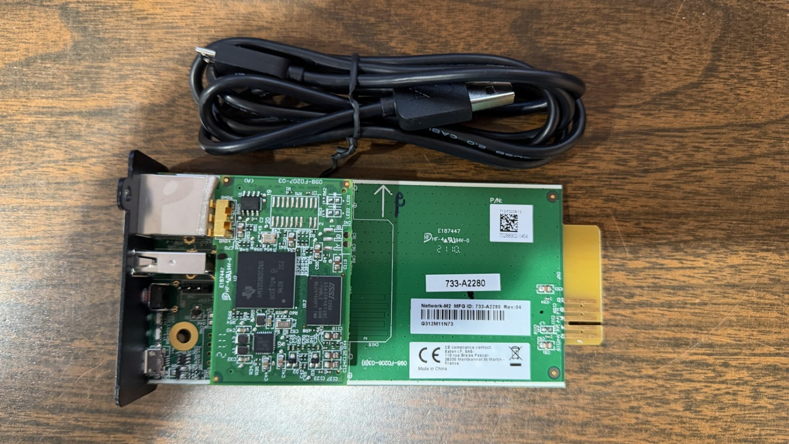 Eaton 733-A2280 Rev: 04 Network-M2 Gigabit Network Card