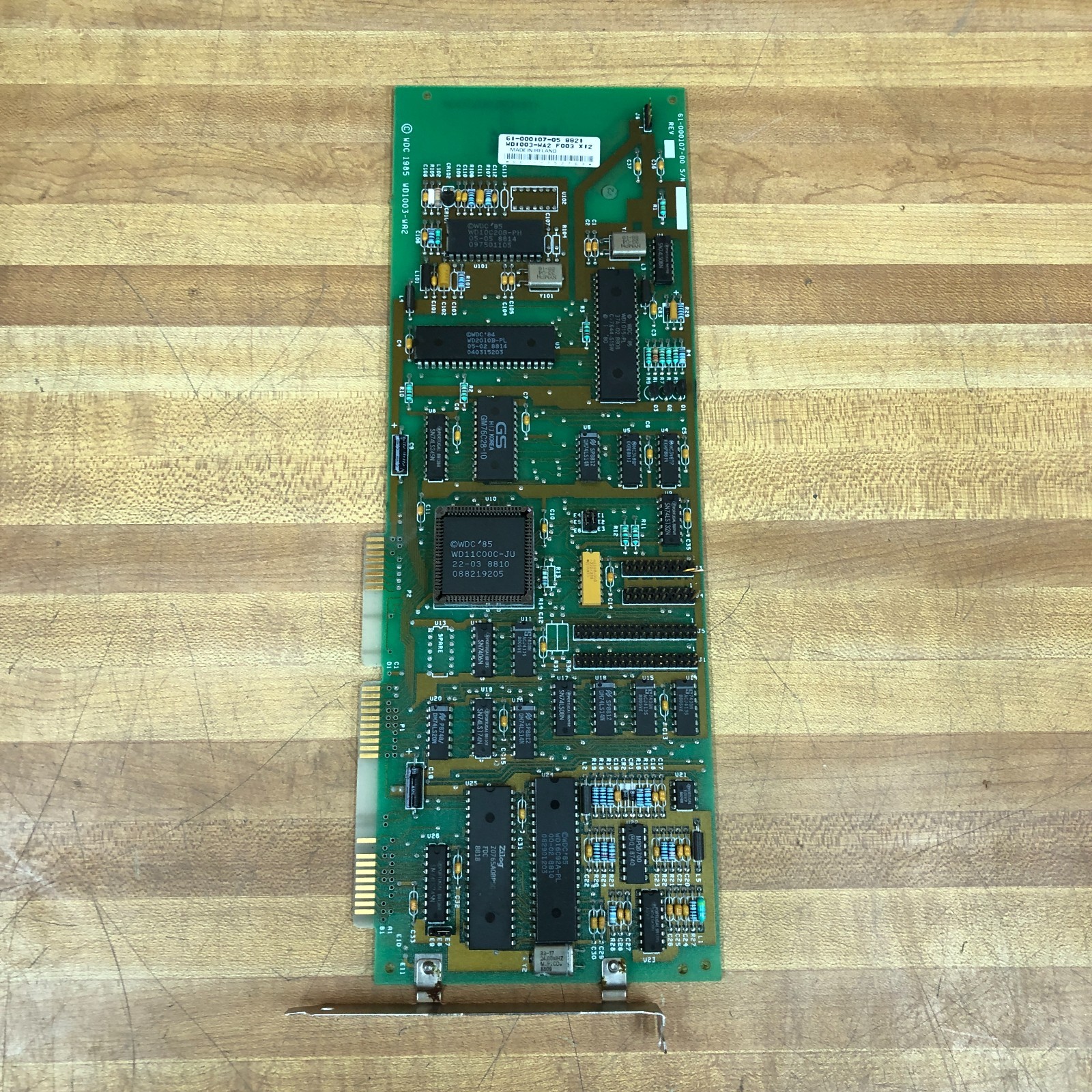 Western Digital WD1003-WA2 ISA Hard Disk/Floppy Controller Card (TESTED)
