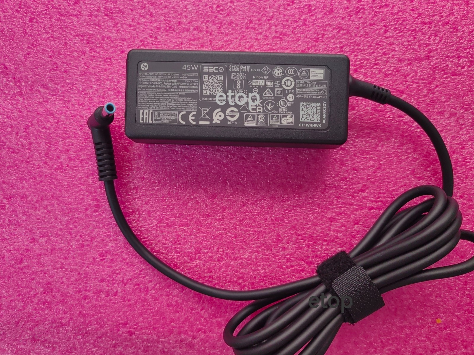 For HP 14-ep0524sa 14" Laptop 19.5V2.31A L25296-003 TPN-DA16 45W Adapter Genuine
