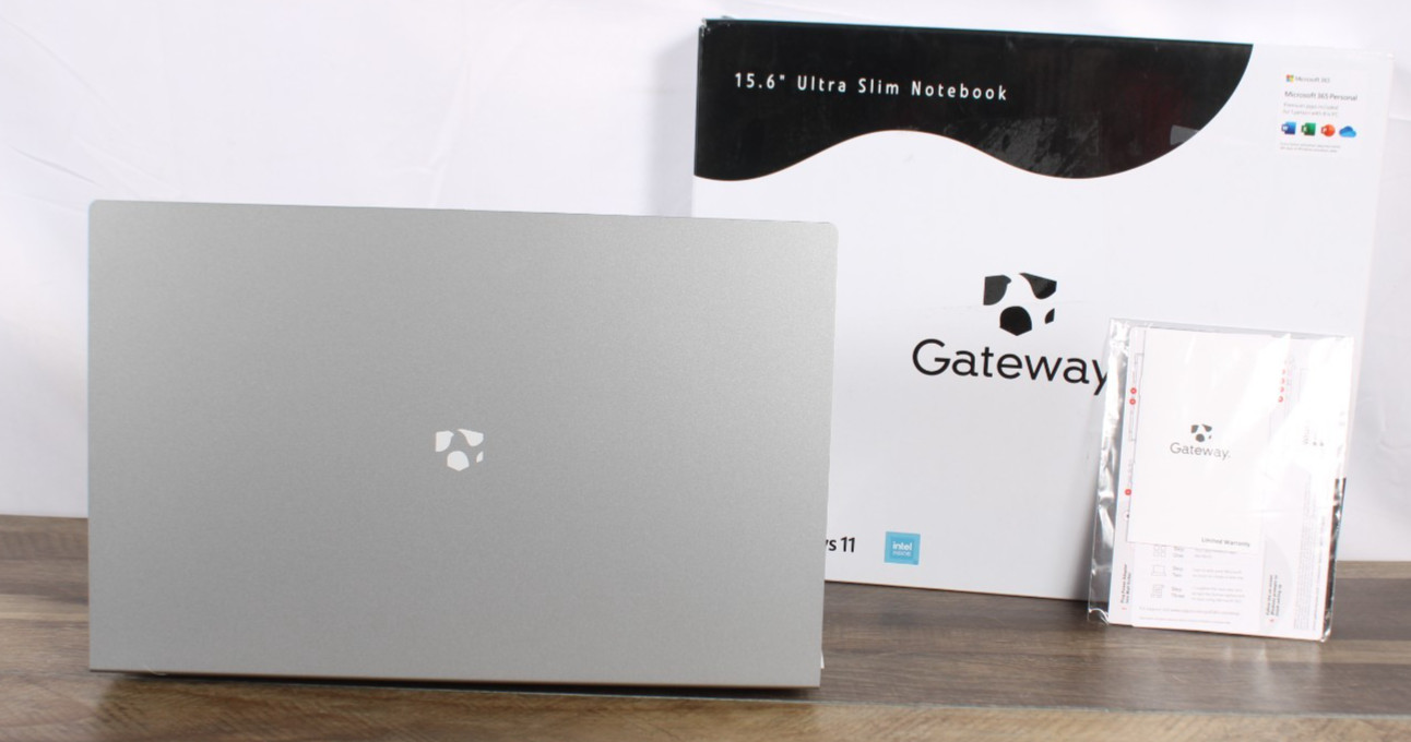 Gateway GWNN11554, 15.6" FHD Laptop Intel N100 4GB RAM 128GB SSD Win 11 S