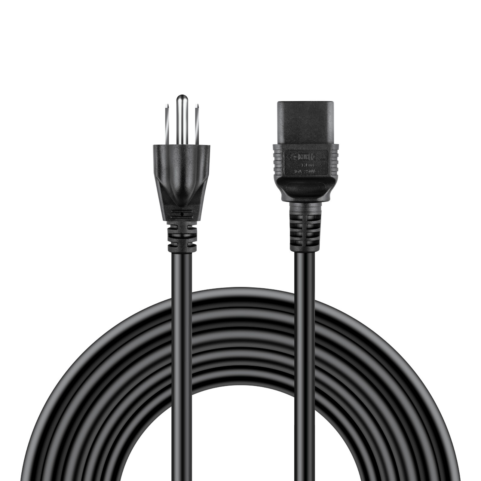 UL 6ft Power Cord NEMA 5-15 to C19 14AWG Server Power Cord SJT Cable For Mac G5