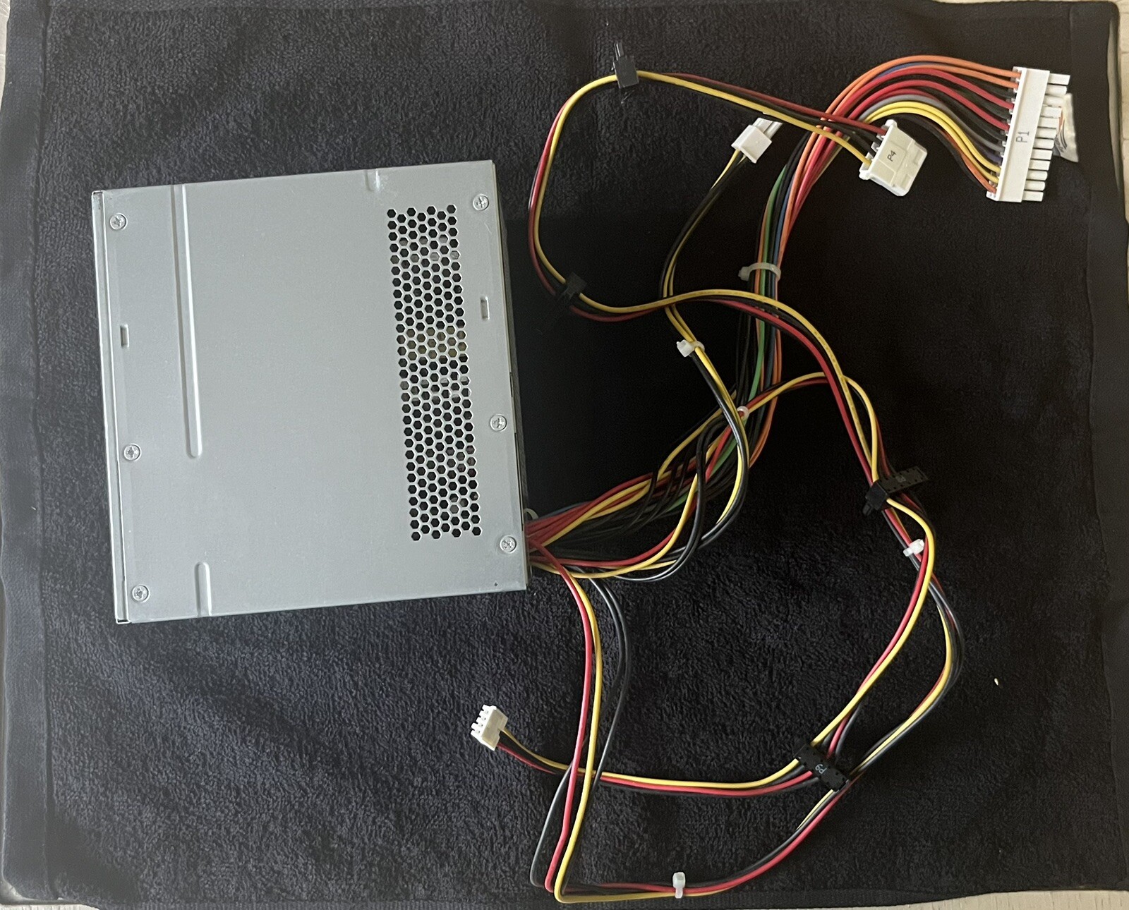 Used Lite-On Silver 300W Mini-ATX Power Supply 24 Pin-Connector
