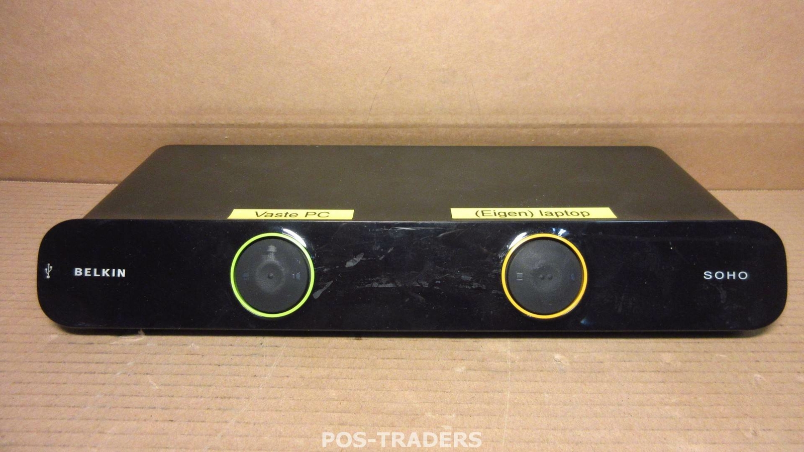 Belkin F1DS102L SOHO KVM Switch VGA KVM Audio USB switch 2 ports EXCL PSU