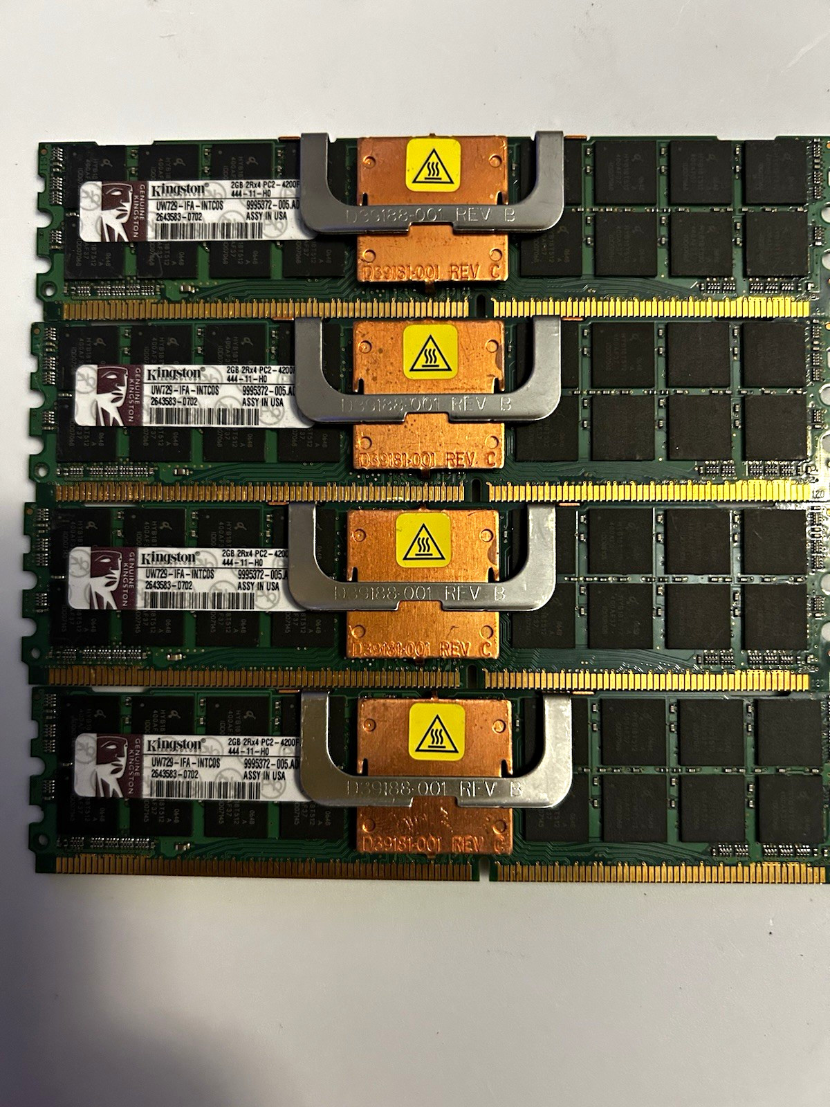 Kingston ValueRAM 8GB (4x2GB) DDR2 PC2-5300F 240-Pin FB-DIMM ECC Reg