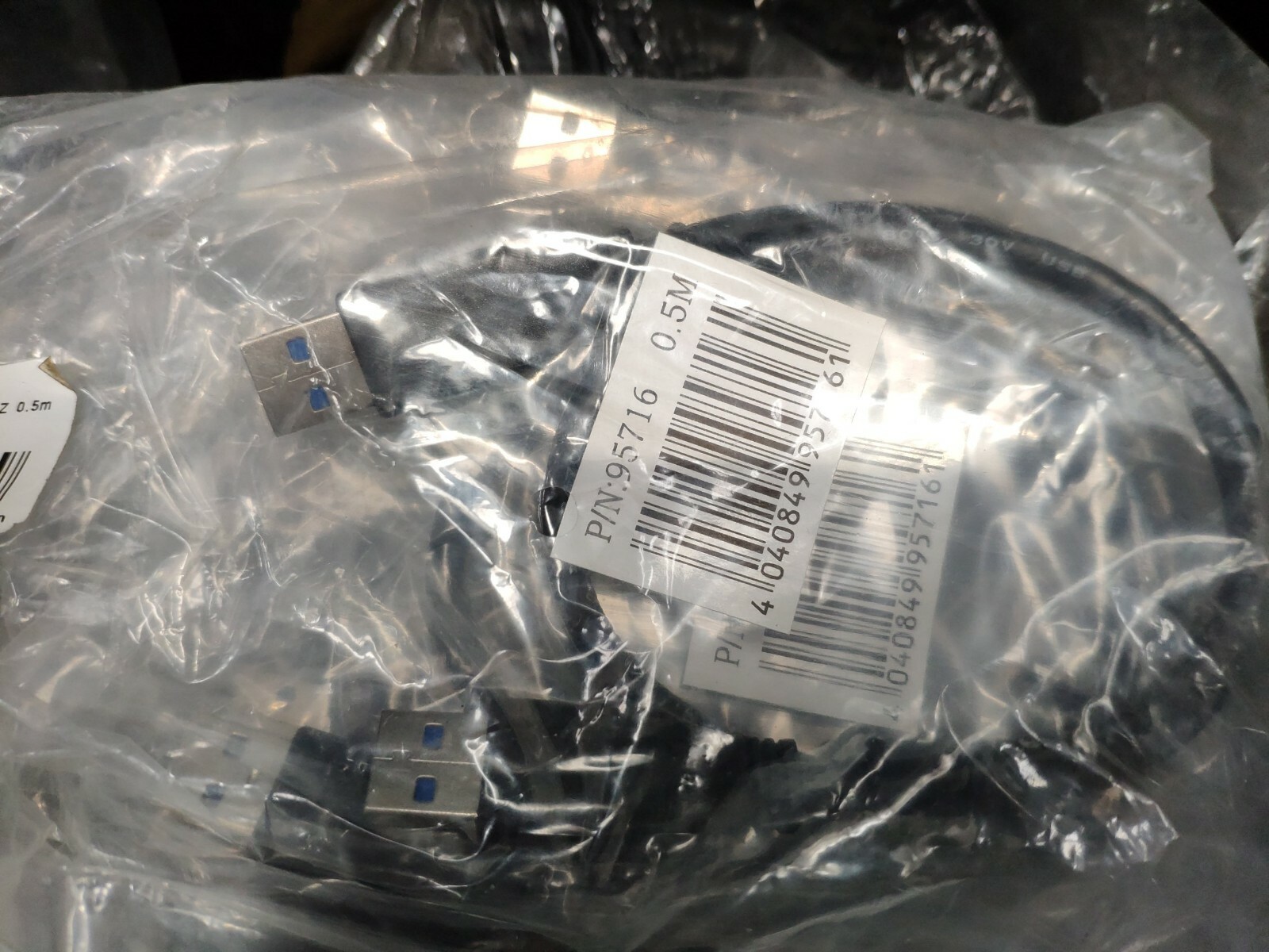 USB 3.0 male (type A) USB 3.0 male (type A) WENTRONIC 95716 0.5M USB 3.0
