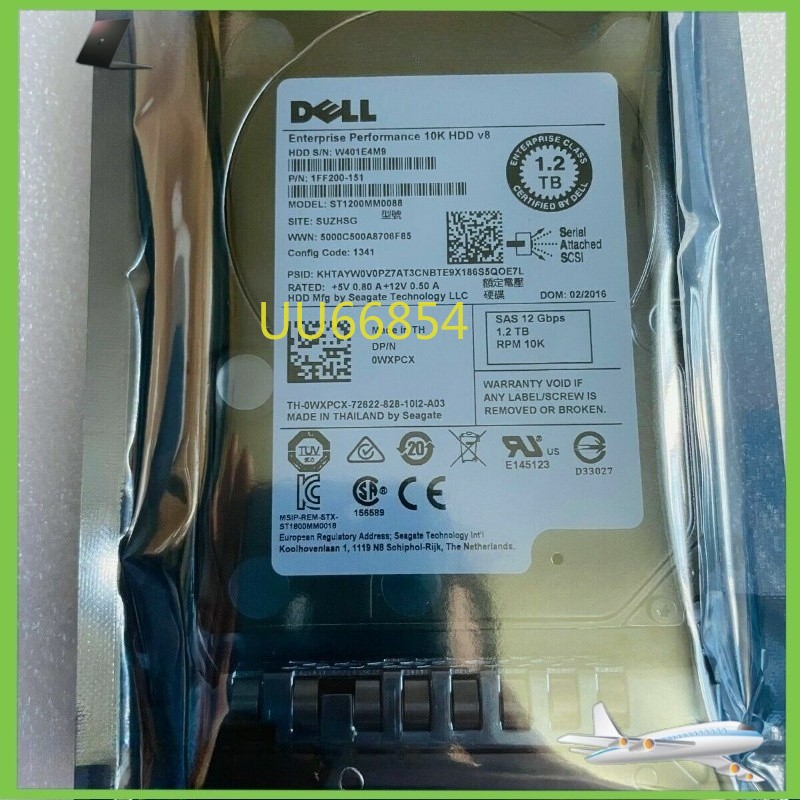 Dell 400-AJPD 12Gb/s 1.2TB 10K SAS 2.5" Gen13 Hard Drive For PowerEdge Servers 2