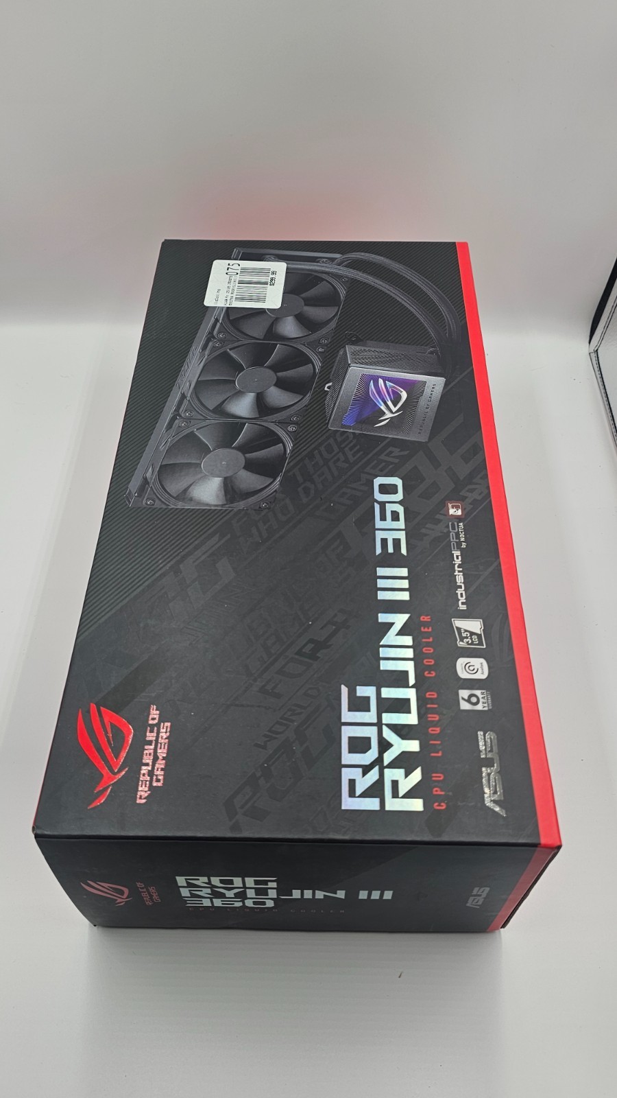 BOX ONLY - ASUS ROG Ryujin III 360 All-In-One CPU Cooler 3.5" LCD Screen