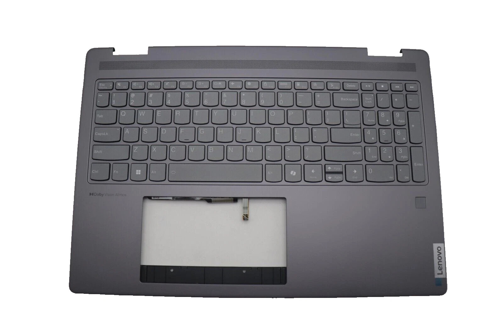 For Lenovo Yoga 7 16IML9 2-in-1 Laptop Palmrest Backlit US Keyboard 5CB1N95158