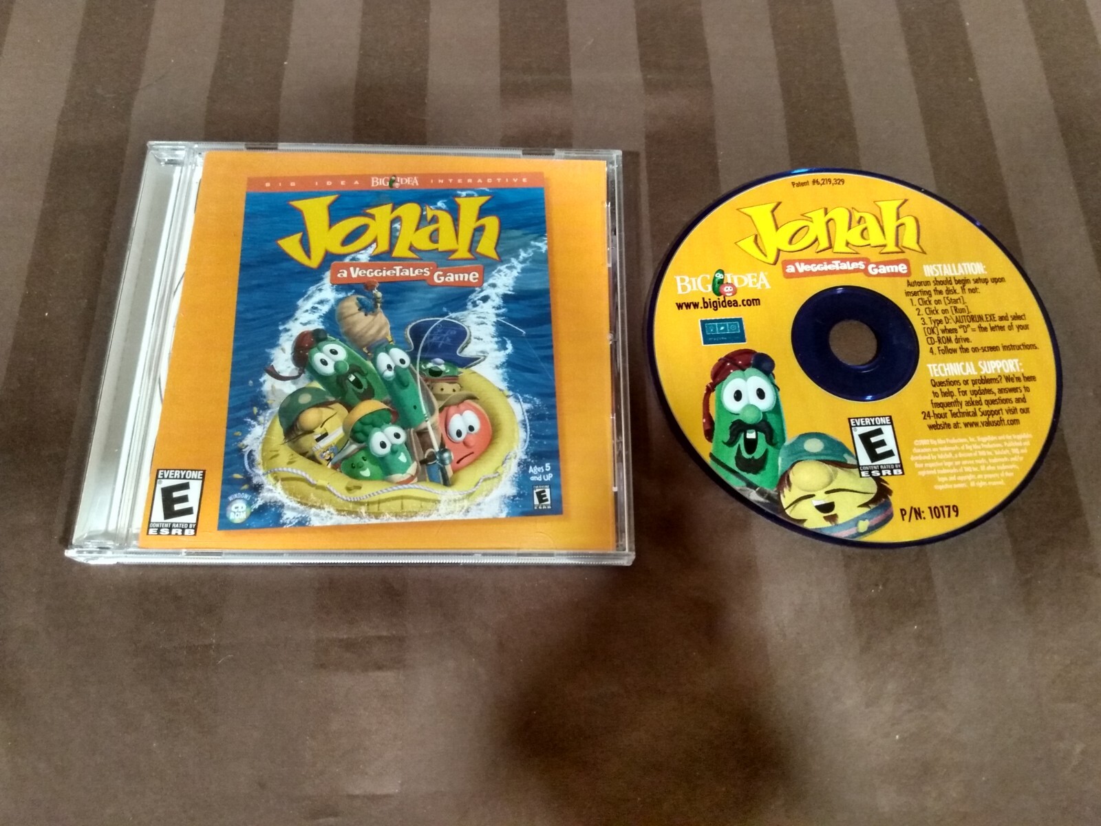 JONAH - A VeggieTales Game PC (2002, Computer CD) Windows Children CHRISTIAN
