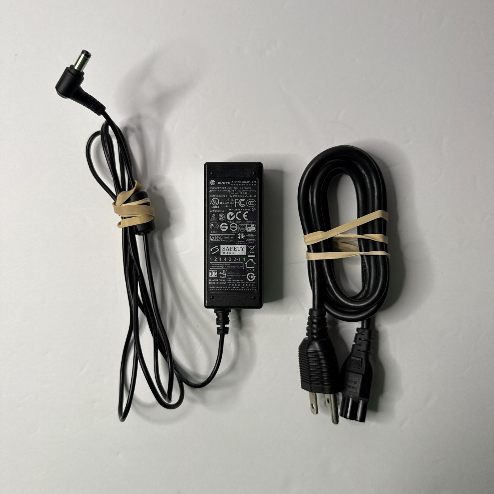 Genuine Hoioto ADS-40SG-19-3 19030G AC Adapter 19V 1.58A 30W Acer Monitor