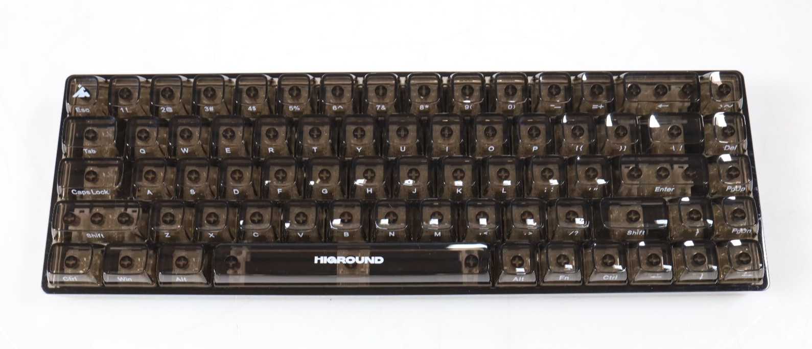 Higround HG68 Basecamp 65% CLEAR OBSIDIAN Mechanical Keyboard