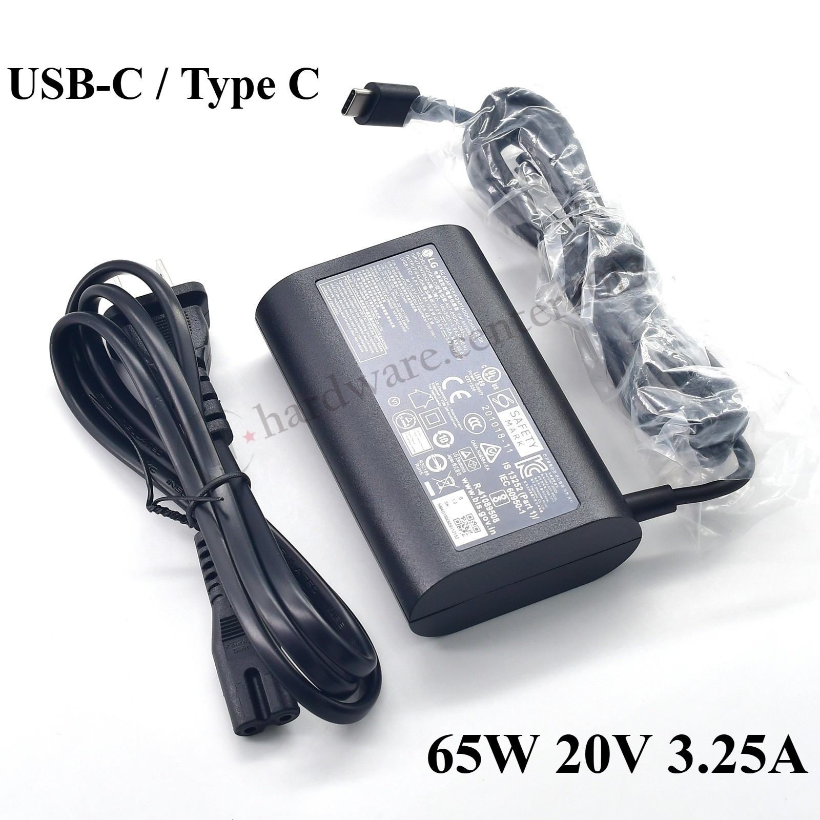 Genuine LG 65W USB C Type-C Charger for Gram 16T90TP 15U50T 15Z80T 15Z90T 14Z90T