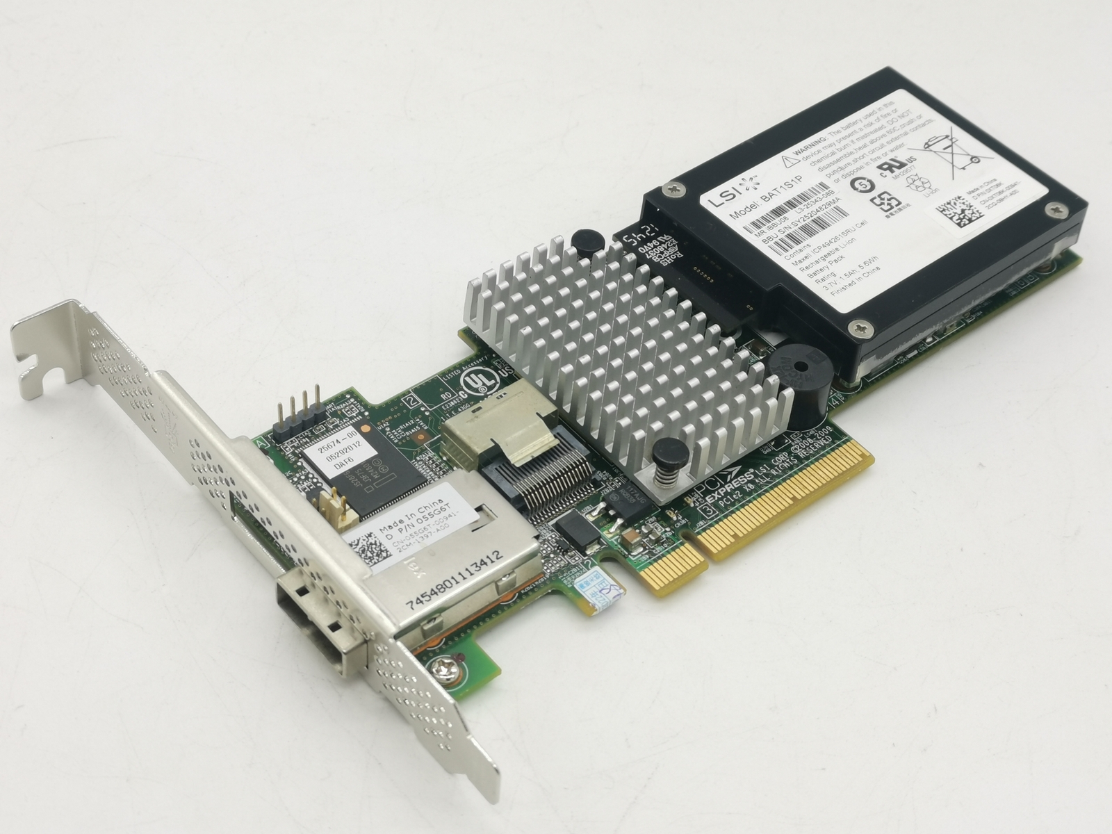 LSI/DELL 9280-4i4e 4 Int 4 Ext SAS/SATA 6G RAID Card RAID Controller +BBU-