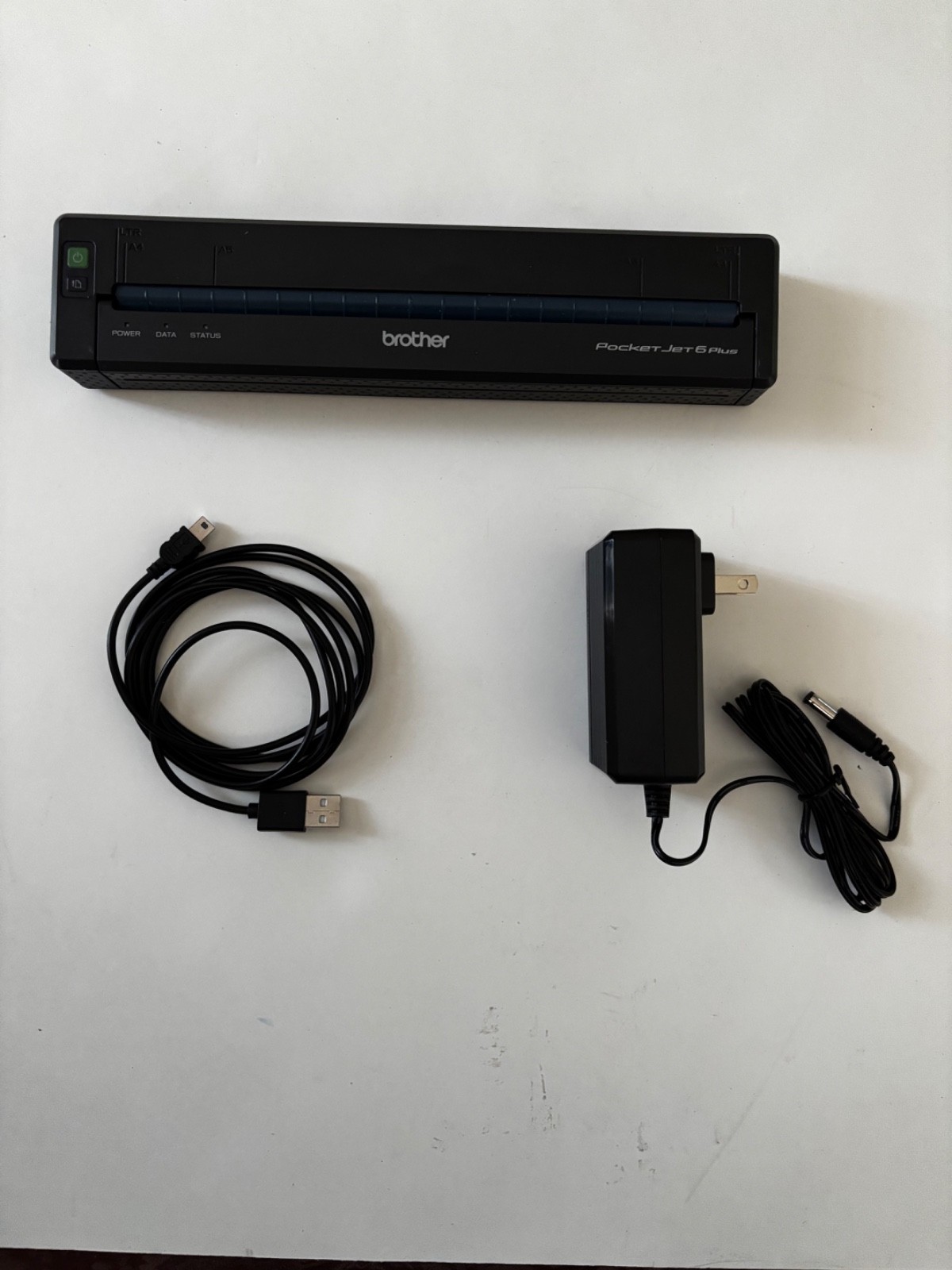 Lot of 5 X Brother PocketJet 6 PJ622/623 Portable Thermal Printer, Adapter, USB