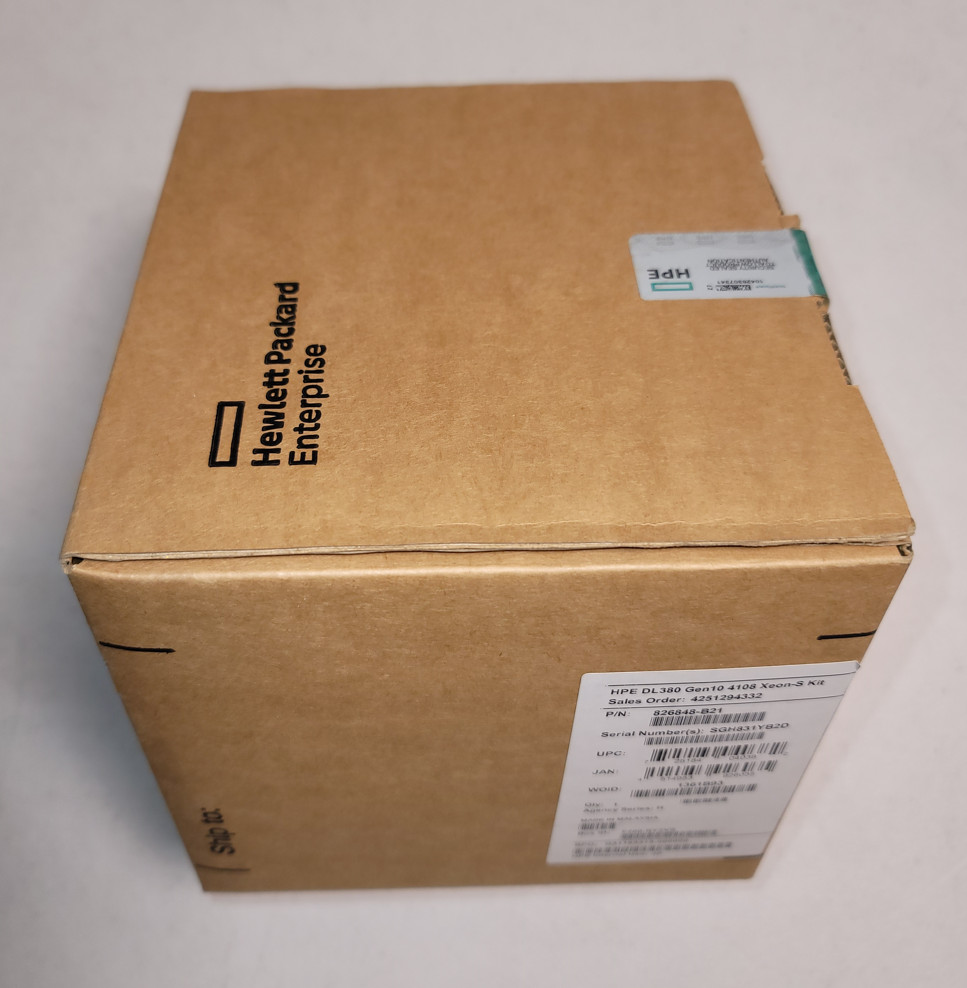 826848-B21 HPE DL380 Gen10 4108 8 Core XEON Processor Kit - Retail Box