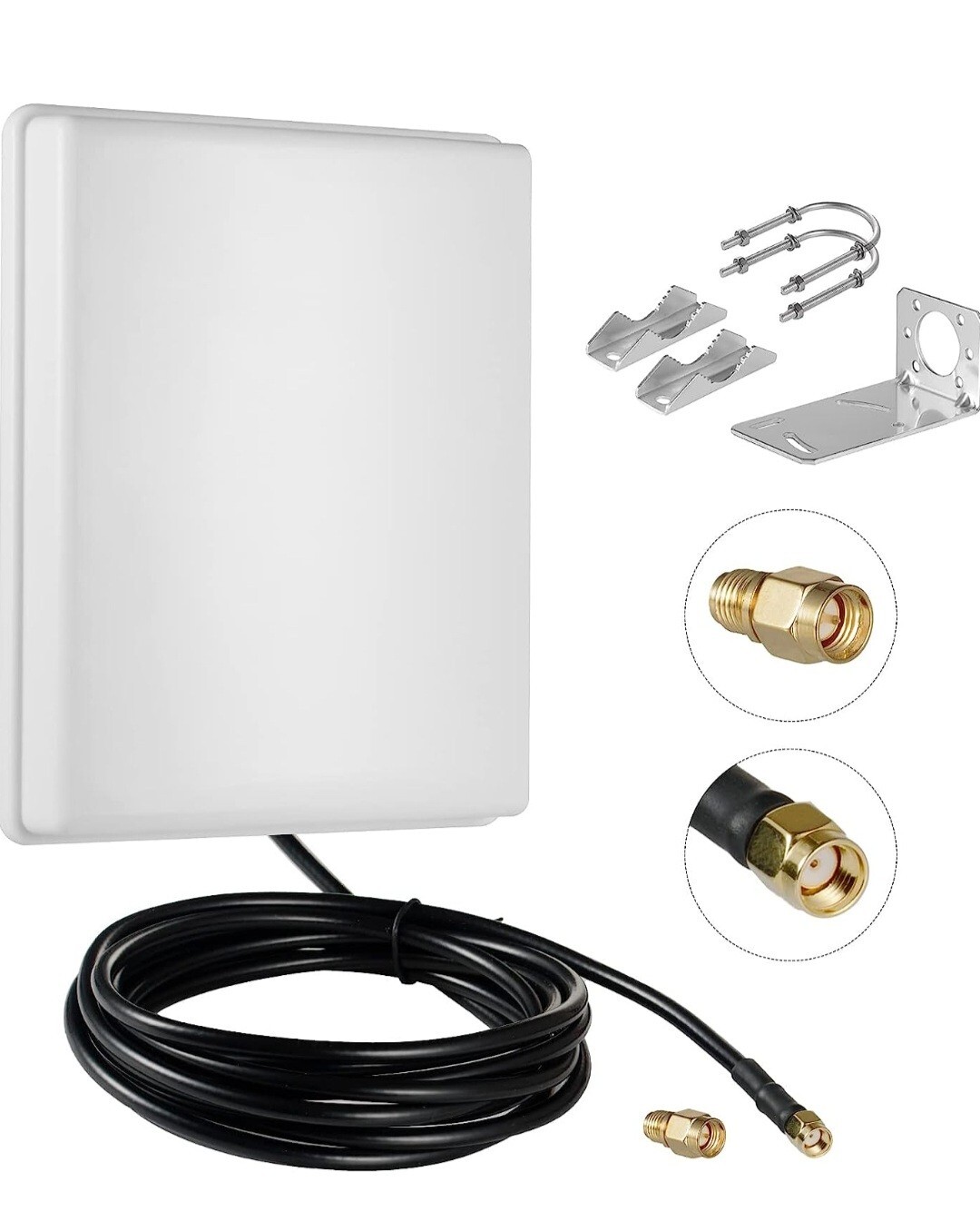 Outdoor 15Dbi Dual Band Wifi 2.4Ghz 5Ghz 5.8Ghz Long-Range Directional Panel Ant