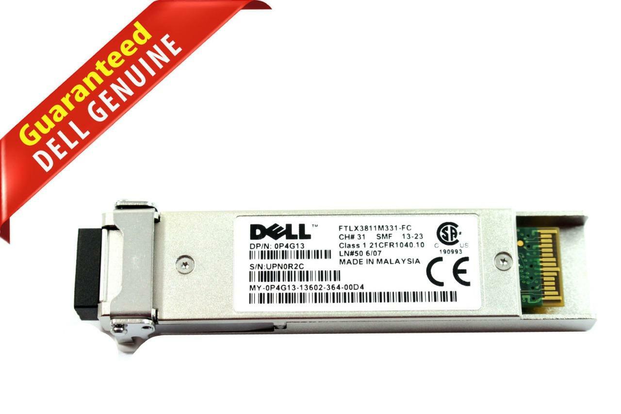 Dell FTLX3811M331-FC 10G 31KM XCVR XFP Fiber Switch Module P4G13