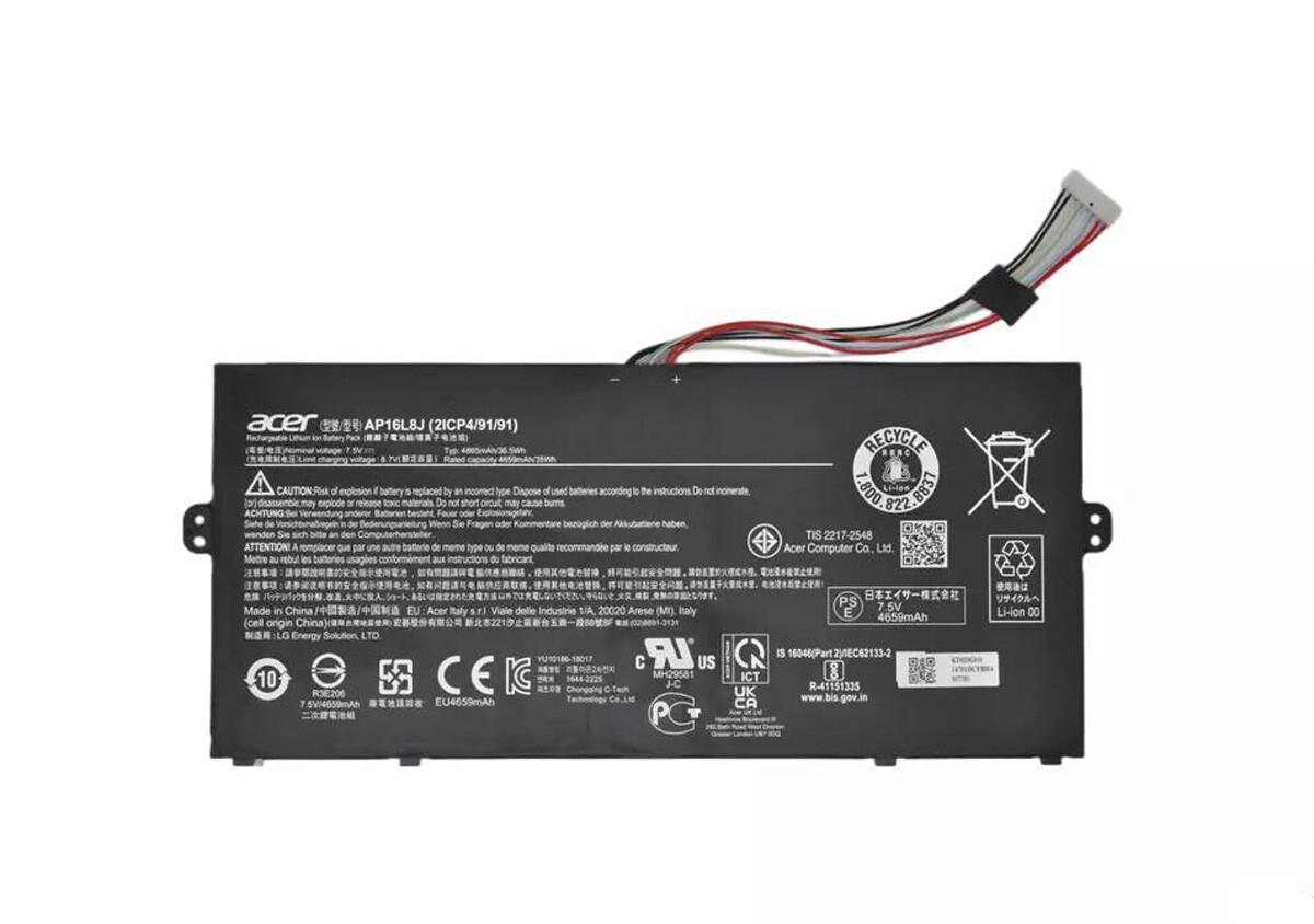 2026 Genuine Battery AP16L8J AP16L5J For Acer Chromebook Spin 311 CP311-3H-K2RJ