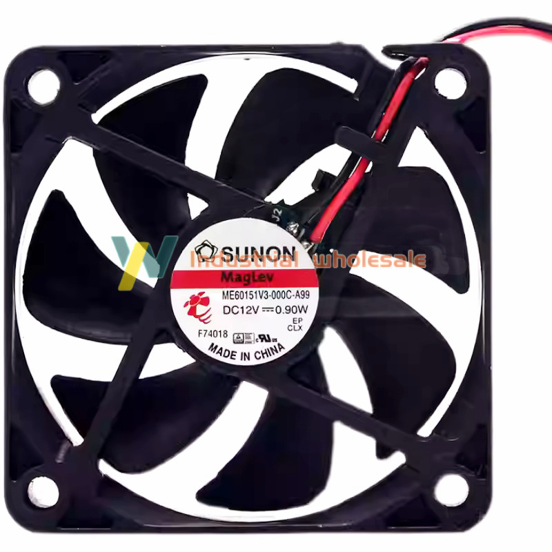 1pc new SUNON fan ME60151V3-000C-A99 DC12V 0.90W 6015 6cm 2 wire cooling fan